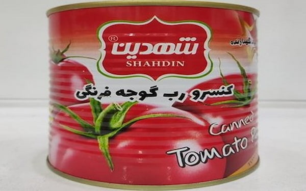 تصویر 5 از قیمت خرید رب گوجه شهدین 800 گرمی بسته 6 عددی + فروش ویژه